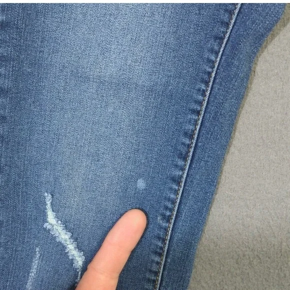 Judy Blue Jeans Women's 30 Blue Skinny Fit Denim Tulip Hems - Picture 4 of 11